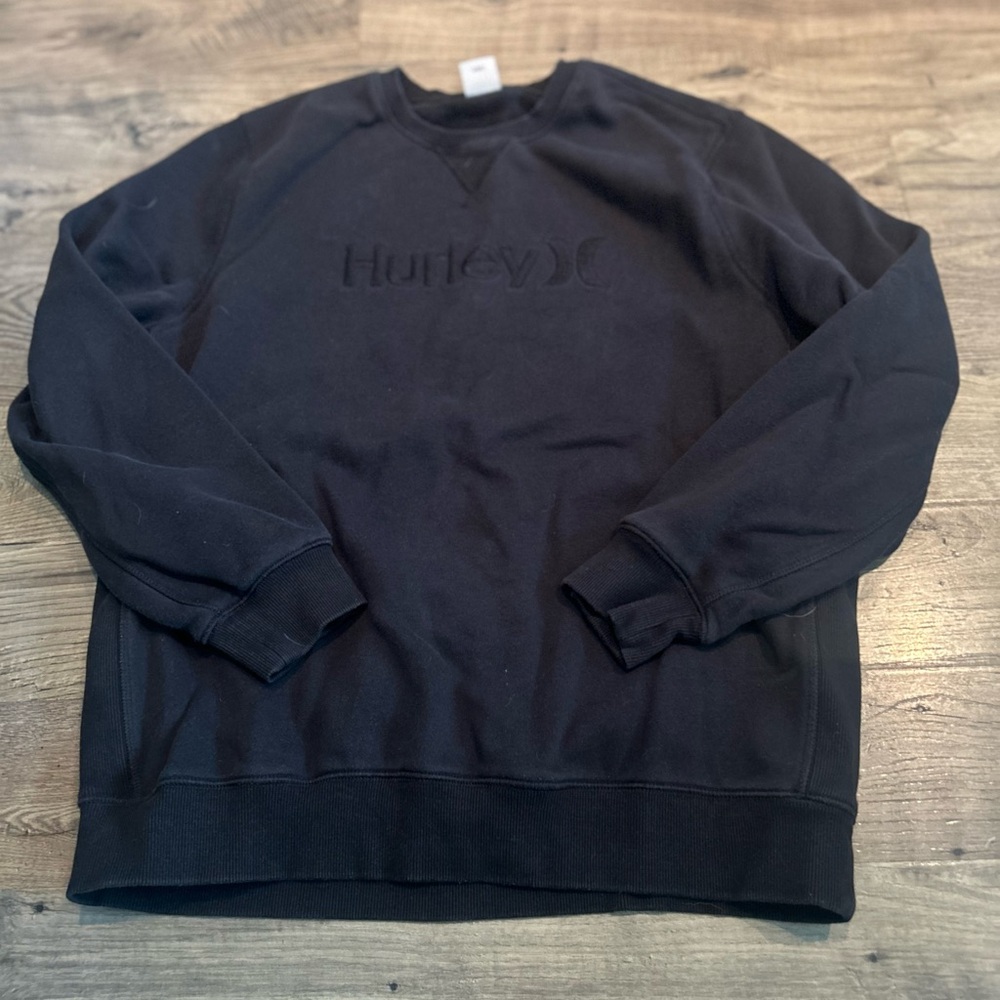 Hurley Men's Black Sweater Size XL